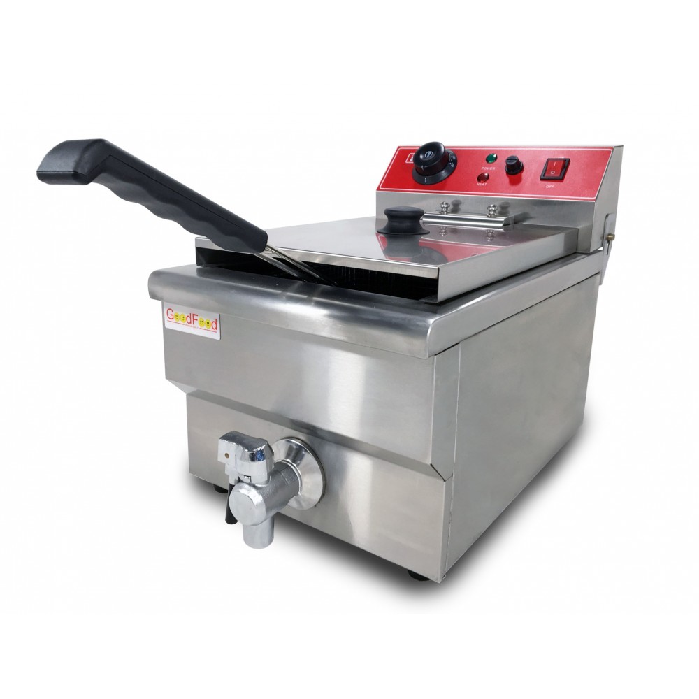 Фритюрниця електрична професійна GoodFood EF8 кран