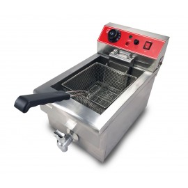 Фритюрниця електрична професійна GoodFood EF8 кран