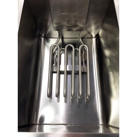 Фритюрниця подвійна електрична професійна GoodFood EF88 кран