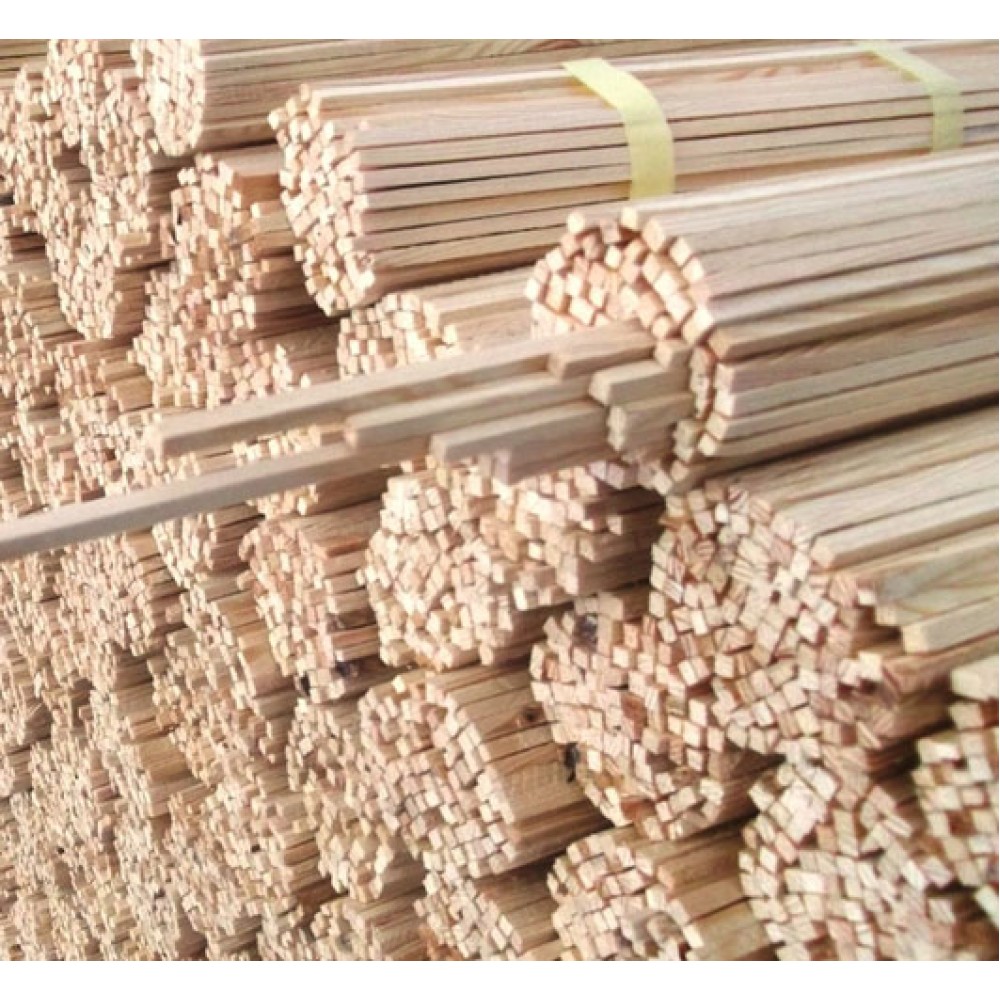 Палички для солодкої вати GoodFood 5*5*350мм (500 шт)