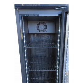 Шафа холодильна для напоїв GoodFood BC160BB2LED чорна-чорна