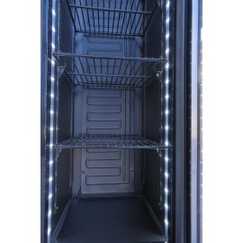 Шафа холодильна для напоїв GoodFood BC160BB2LED чорна-чорна