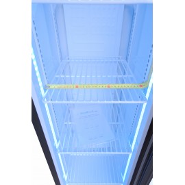 Шафа холодильна для напоїв GoodFood BC160BW2LEDCOL чорна-біла