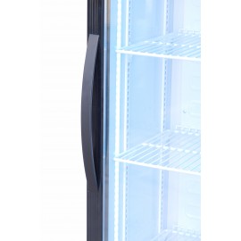 Шафа холодильна для напоїв GoodFood BC160BW2LED чорна-біла