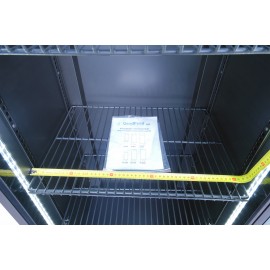 Шафа холодильна для напоїв GoodFood BC480BB2LED чорна-чорна