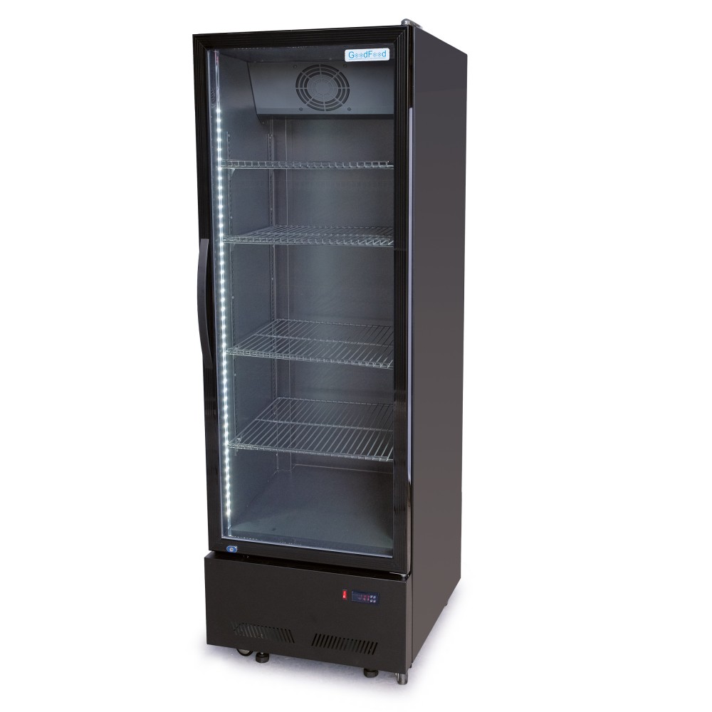 Шафа холодильна для напоїв GoodFood BC480NBB2LED чорна-чорна
