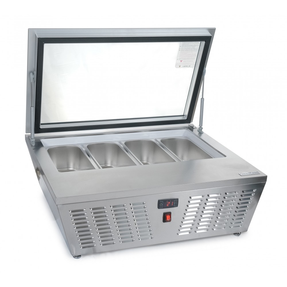 Вітрина для морозива GoodFood RTD67F пряме скло