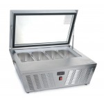 Вітрина для морозива GoodFood RTD67F пряме скло