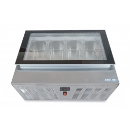 Вітрина для морозива GoodFood RTD67F пряме скло