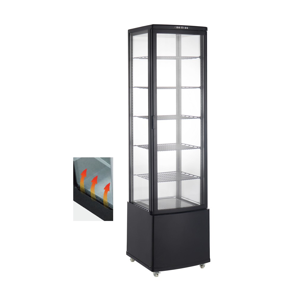 Вітрина холодильна GoodFood RT280L3 чорна
