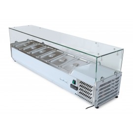 Вітрина холодильна для топінгу GoodFood GF-VRX1500/380-H6C