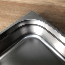 Гастроємність нержавіюча Brillis GN 1/1 - 100 mm