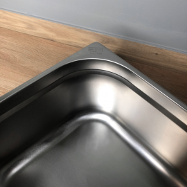 Гастроємність нержавіюча Brillis GN 1/1 - 150 mm