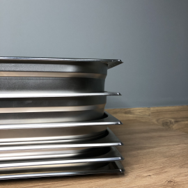 Гастроємність нержавіюча Brillis GN 1/1 - 200 mm