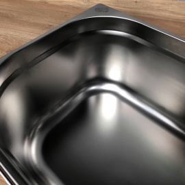 Гастроємність нержавіюча Brillis GN 1/2 - 150 mm