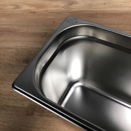 Гастроємність нержавіюча Brillis GN 1/3 - 200 mm