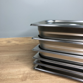 Гастроємність нержавіюча Brillis GN 1/3 - 200 mm