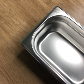 Гастроємність нержавіюча Brillis GN 1/4 - 100 mm