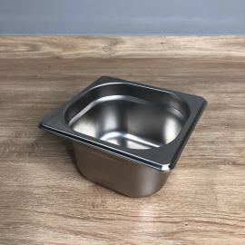 Гастроємність нержавіюча Brillis GN 1/6 - 100 mm