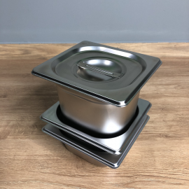 Гастроємність нержавіюча Brillis GN 1/6 - 100 mm