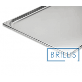 Гастроємність Brillis н/ж сталь GN 2/1-20 мм (650x530x20мм)