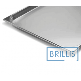 Гастроємність Brillis н/ж сталь GN 2/1-40 мм (650x530x40мм)
