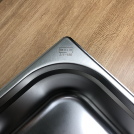 Гастроємність Brillis н/ж сталь GN 2/1-150 мм (650x530x150мм)