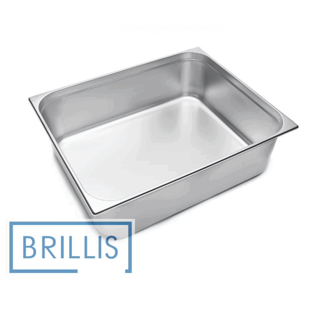Гастроємність Brillis н/ж сталь GN 2/1-200 мм (650x530x200мм)