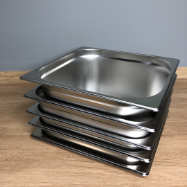 Гастроємність нержавіюча Brillis GN 2/3 - 65 mm