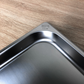 Гастроємність нержавіюча Brillis GN 2/3 - 20 mm