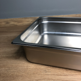 Гастроємність нержавіюча Brillis GN 2/3 - 100 mm