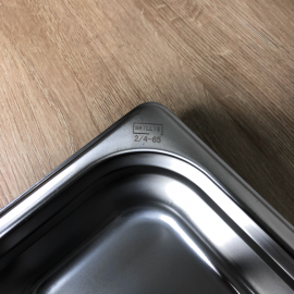 Гастроємність нержавіюча BRILLIS GN 2/4-65 мм