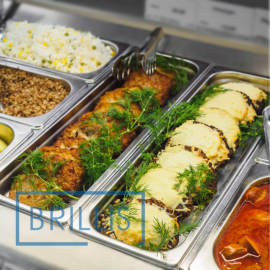 Гастроємність нержавіюча BRILLIS GN 2/4-20 мм