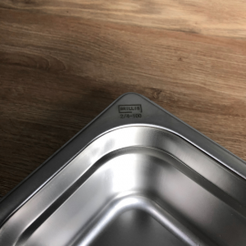 Гастроємність нержавіюча BRILLIS GN 2/4-100 мм