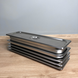 Гастроємність нержавіюча BRILLIS GN 2/4-100 мм