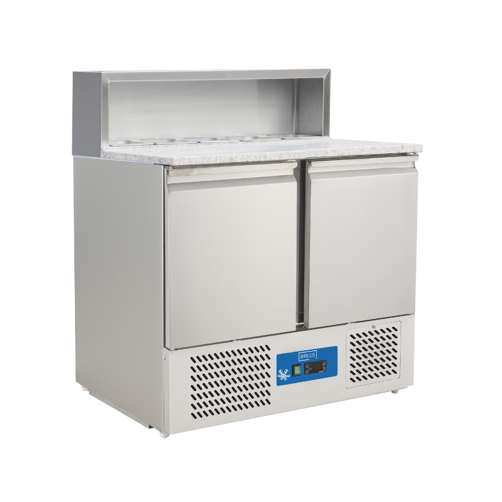 Стіл для піци холодильний дводверний BRILLIS G-PS900V