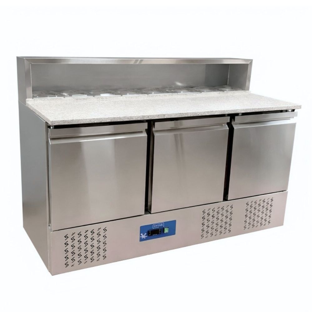 Стіл для піци холодильний тридверний BRILLIS G-PS903