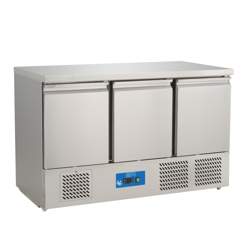 Стіл холодильний тридверний енергоефективний BRILLIS G-S903V S/S TOP