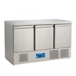 Стіл холодильний тридверний енергоефективний BRILLIS G-S903V S/S TOP