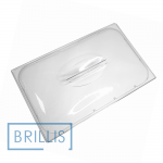 Кришка гастроємності BRILLIS з полікарбонату GN 1/1, прозора купольна