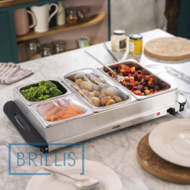 Кришка гастроємності BRILLIS з полікарбонату GN 1/6, прозора купольна