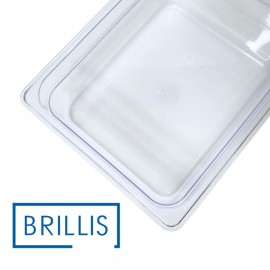 Гастроємність BRILLIS із полікарбонату GN 1/2-100 мм, прозора