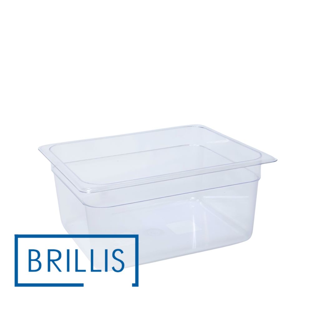 Гастроємність BRILLIS із полікарбонату GN 1/2-150 мм, прозора