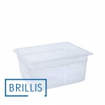 Гастроємність BRILLIS із полікарбонату GN 1/2-150 мм, прозора