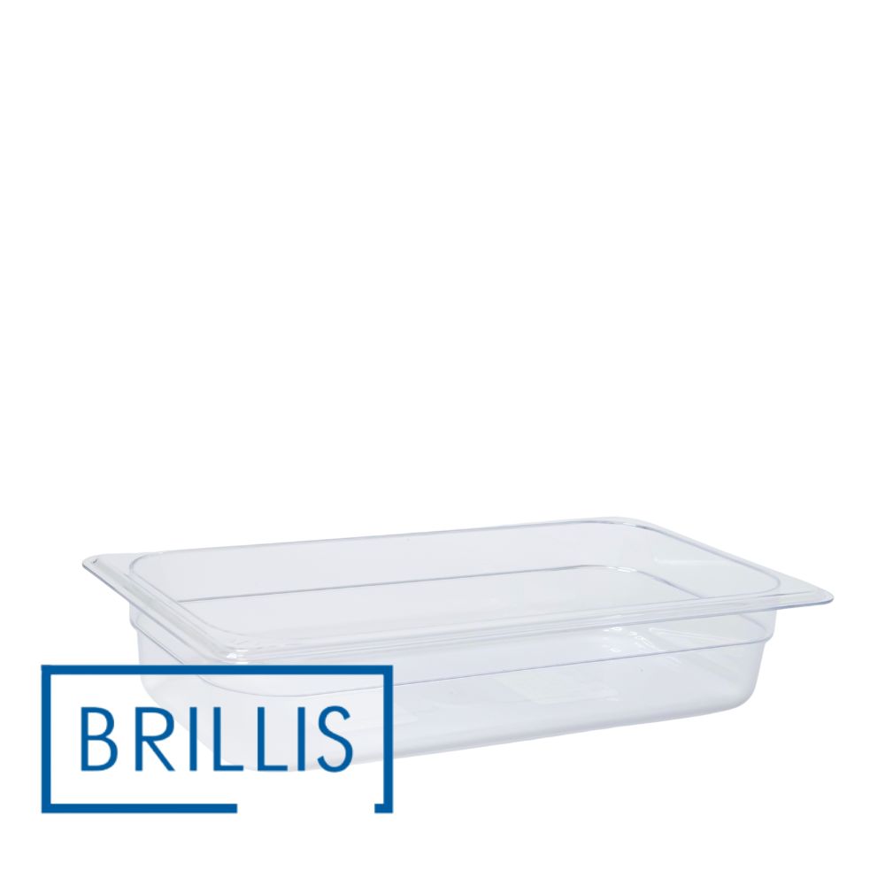 Гастроємність BRILLIS із полікарбонату GN 1/3-65 мм, прозора