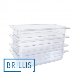 Гастроємність BRILLIS із полікарбонату GN 1/3-200 мм, прозора