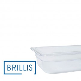 Гастроємність BRILLIS із полікарбонату GN 1/4-65 мм, прозора