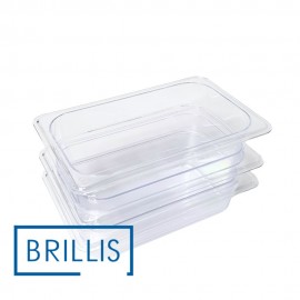 Гастроємність BRILLIS із полікарбонату GN 1/4-65 мм, прозора