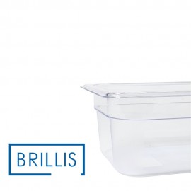 Гастроємність BRILLIS із полікарбонату GN 1/4-100 мм, прозора