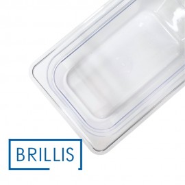 Гастроємність BRILLIS із полікарбонату GN 1/4-100 мм, прозора